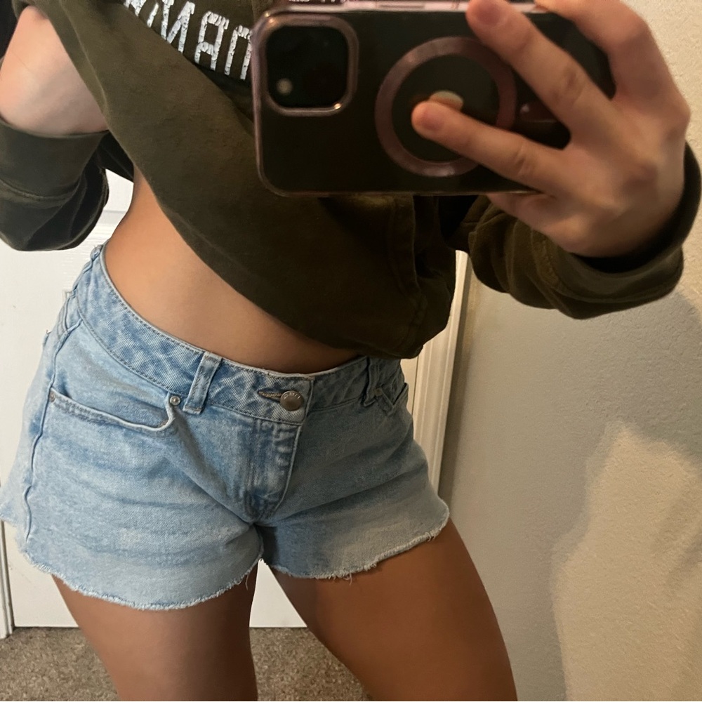 RSQ Light Blue Jean Shorts